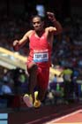 Christian Taylor (USA), triple jump at the IAAF Diamond League, Birmingham.